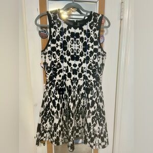 EUC Sachin + Babi Monochrome Patterned Dress